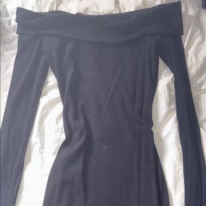 White Fox Boutique Black Strapless Dress